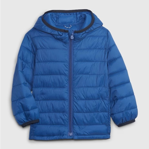 GAP Other - GAP Blue Water Resistant Recycled Lightweight Puffer Jacket 3T